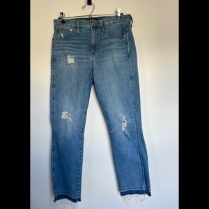 Jcrew vintage straight jeans